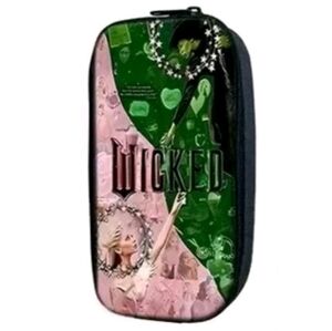 Wicked the Movie Musical Cosmetic Pencil Bag Pouch Canvas Travel Glinda Elphaba